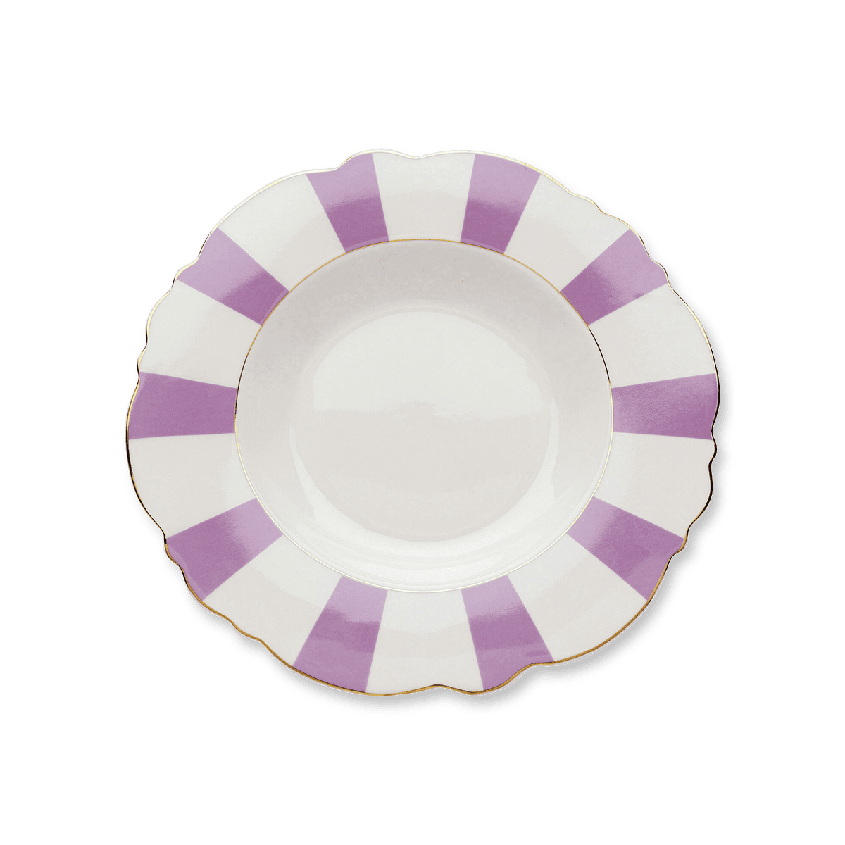 Harlequin Deep Plate (Medium) – Purple