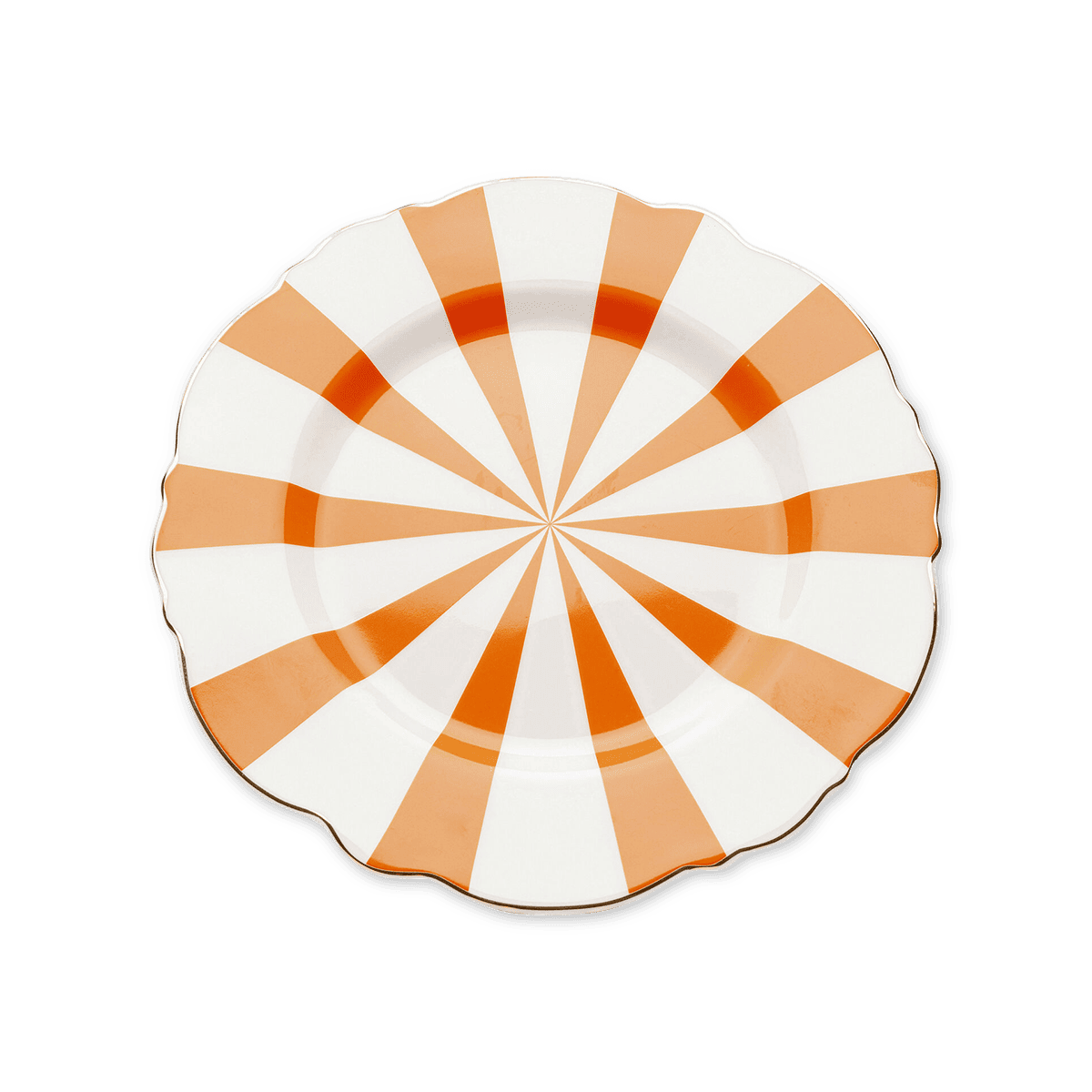 Harlequin Plate (Small) – Orange