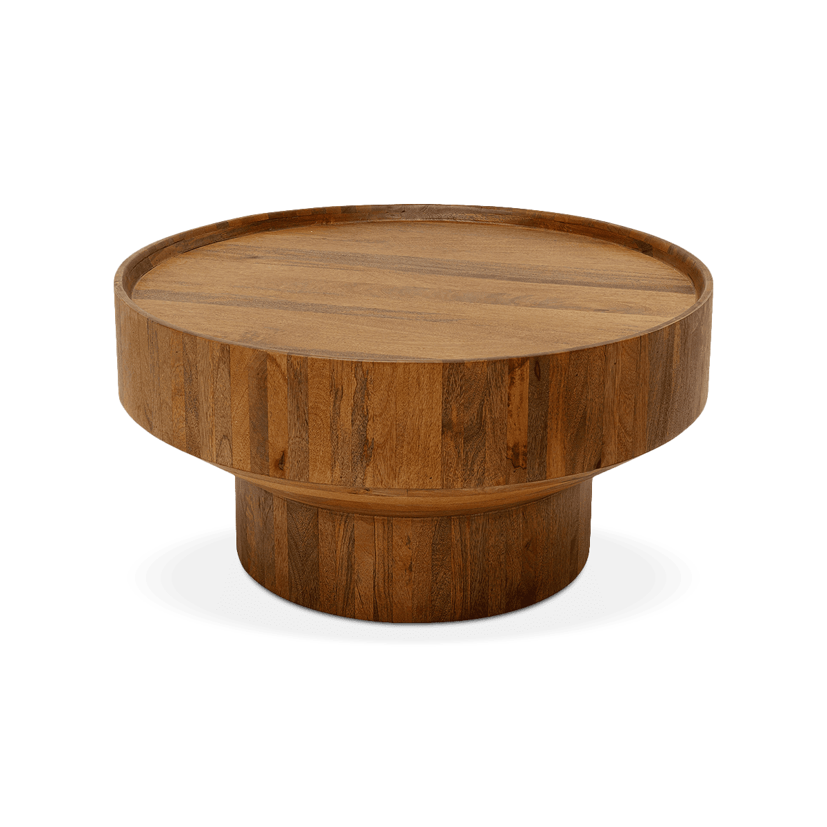 Tessa Wooden Coffee Table – Brown