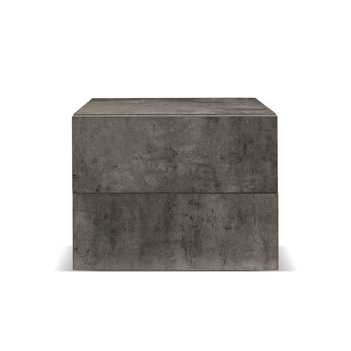 Aurora Concrete Bedside Table – Grey
