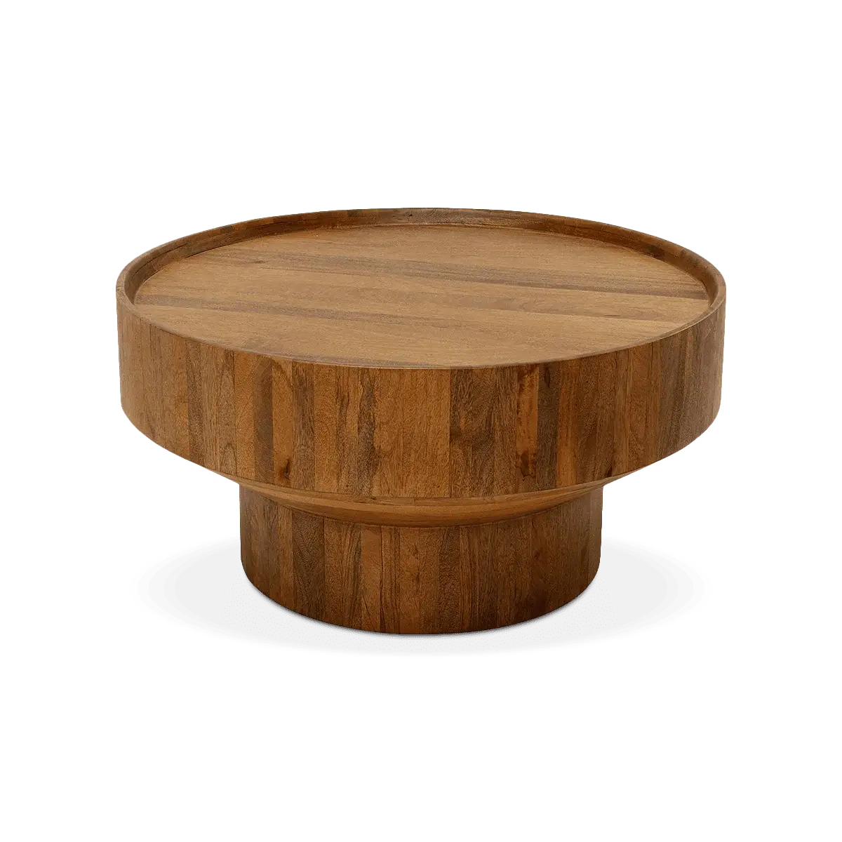 Tessa Wooden Coffee Table – Brown
