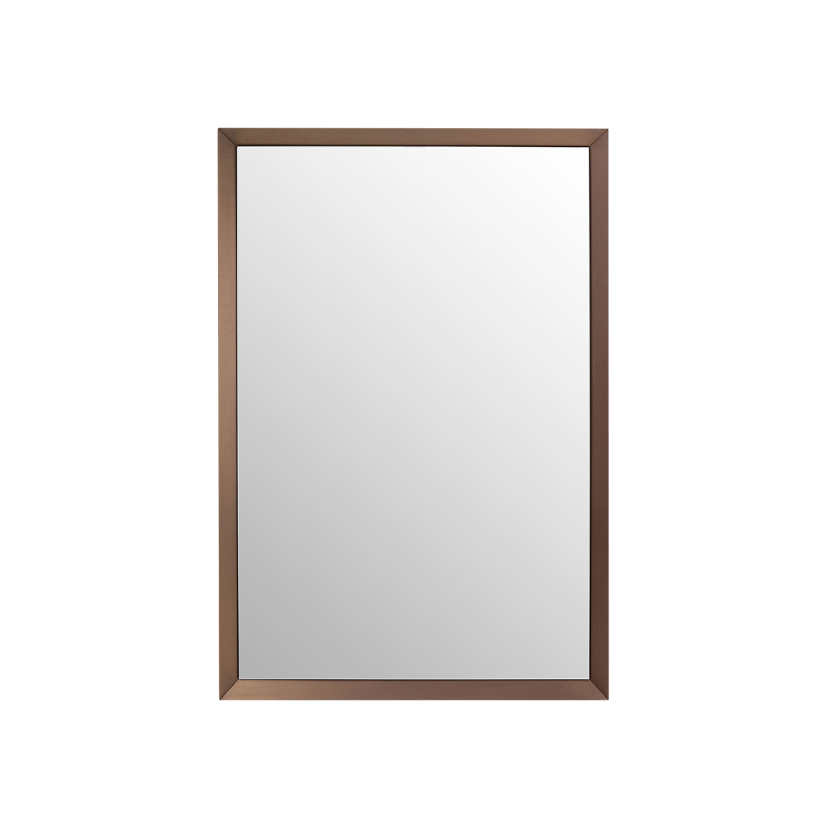 Arezzo Coffee Wall Mirror (Wide) - Brown