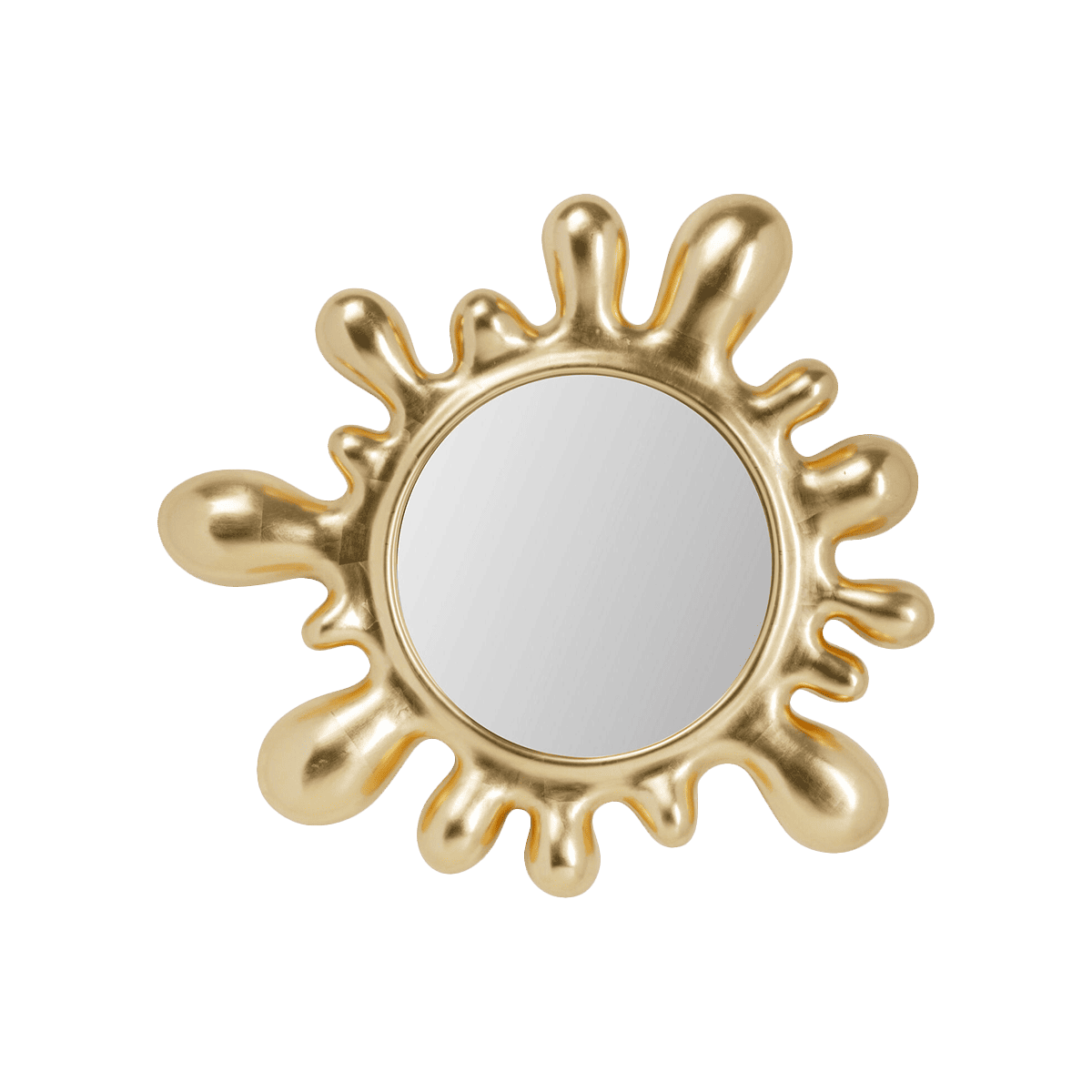 Giant Drop Wall Mirror - Golden