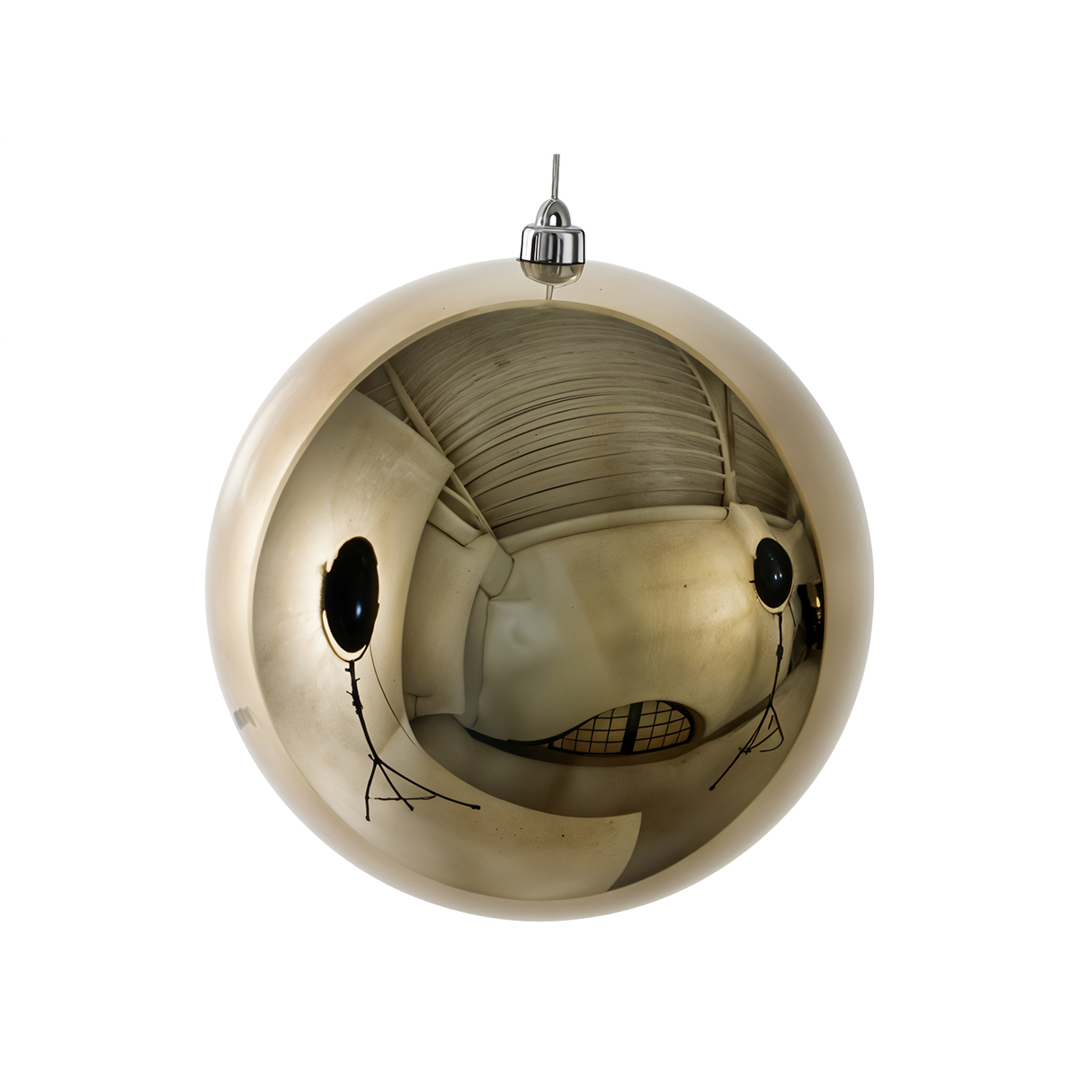 Dark Ornament Ball (XLarge) – Silver