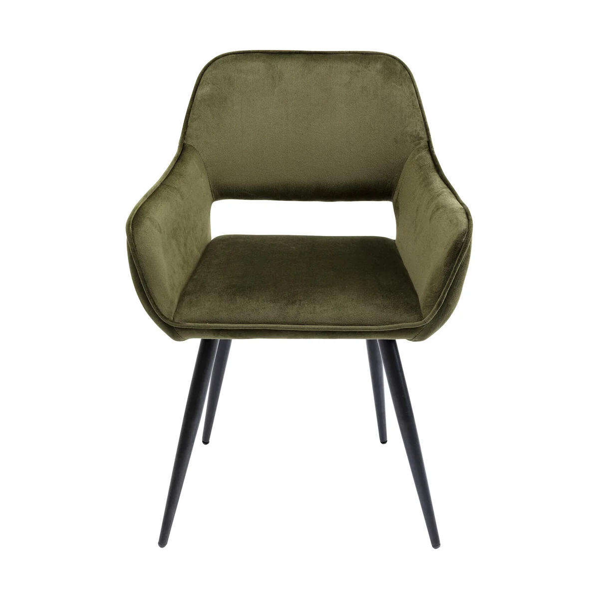 San Francisco Dining Chair With Armrest -  Green