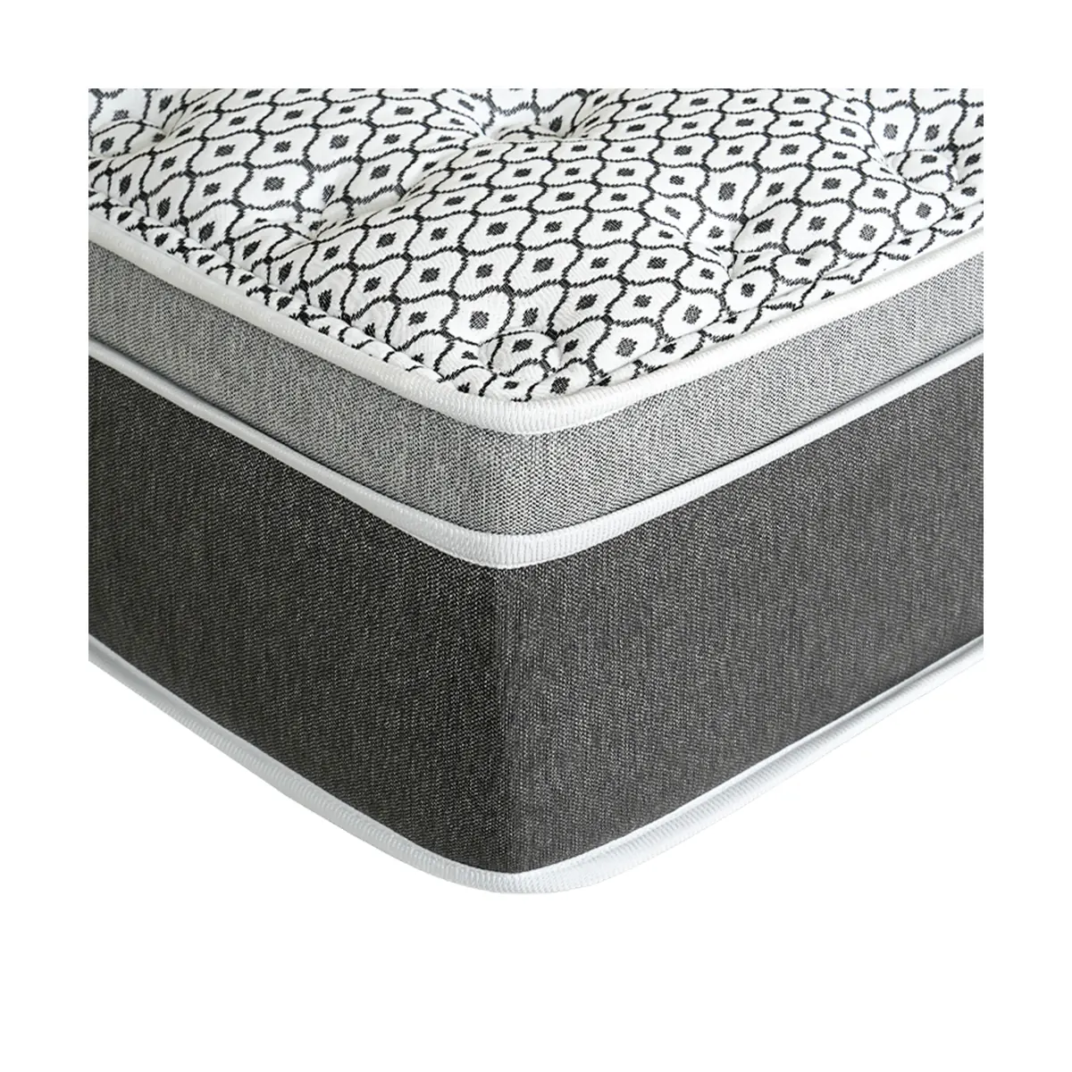 Dream Comfort Mattress — White 7 Zone Latex Medium Soft King