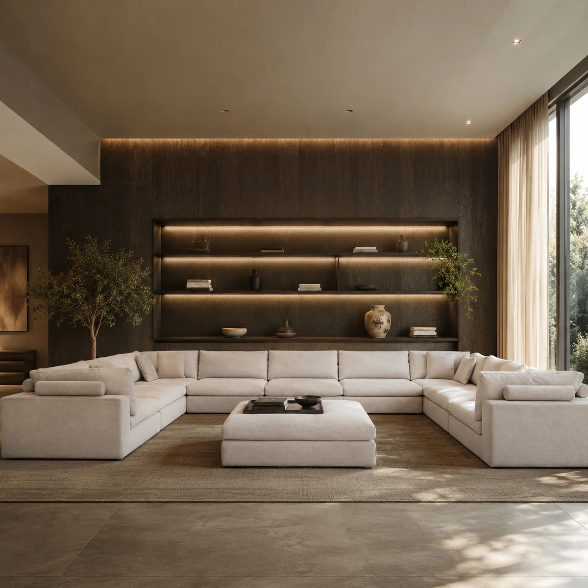 Blanco Modular Sofa Set – Cream | Foam & Feather Down with Steel Frame