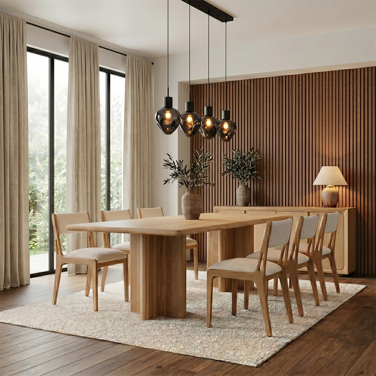 Omega Dining Chair - Oak Natural - Solid Oak