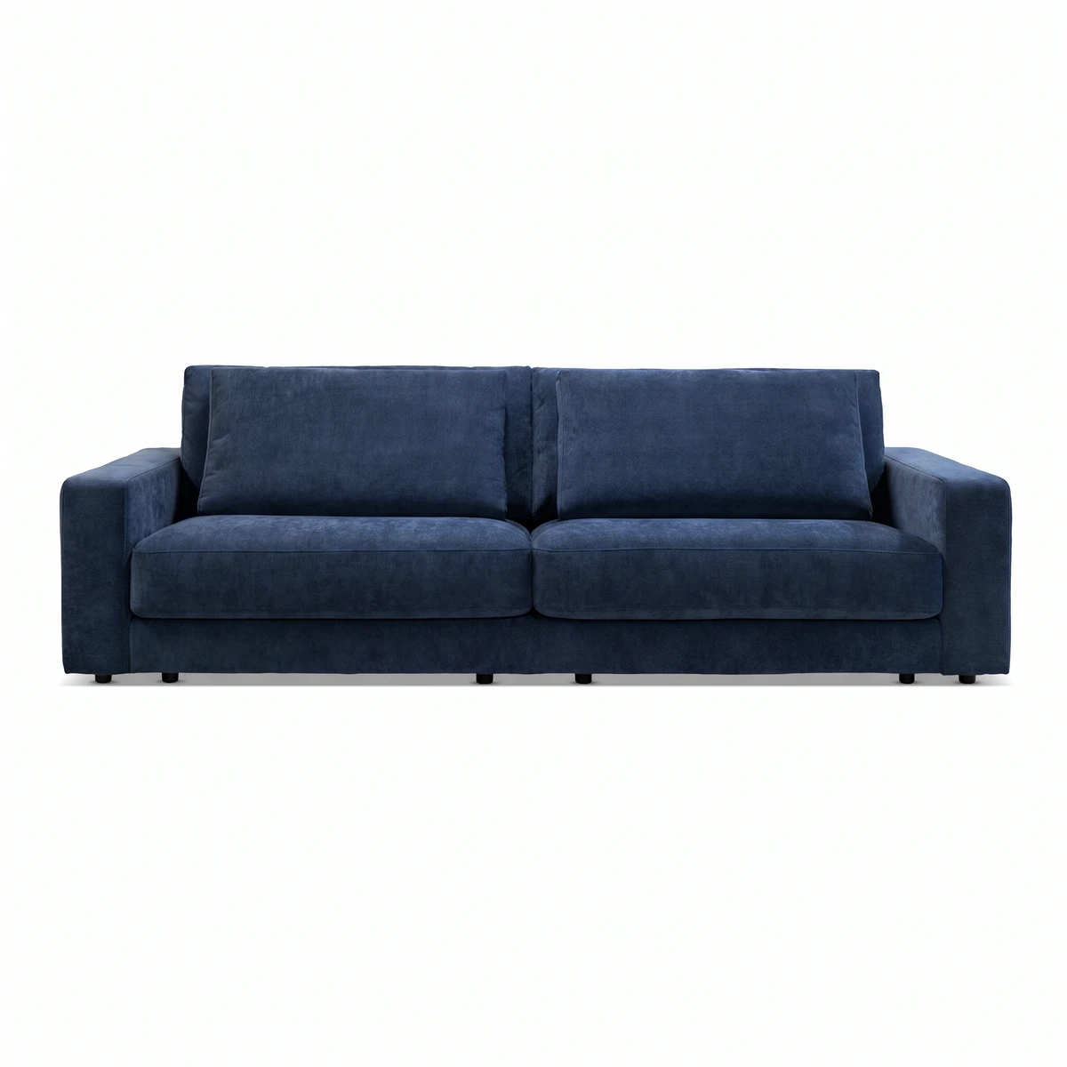 Rio Blue Fabric 4 Seater Sofa