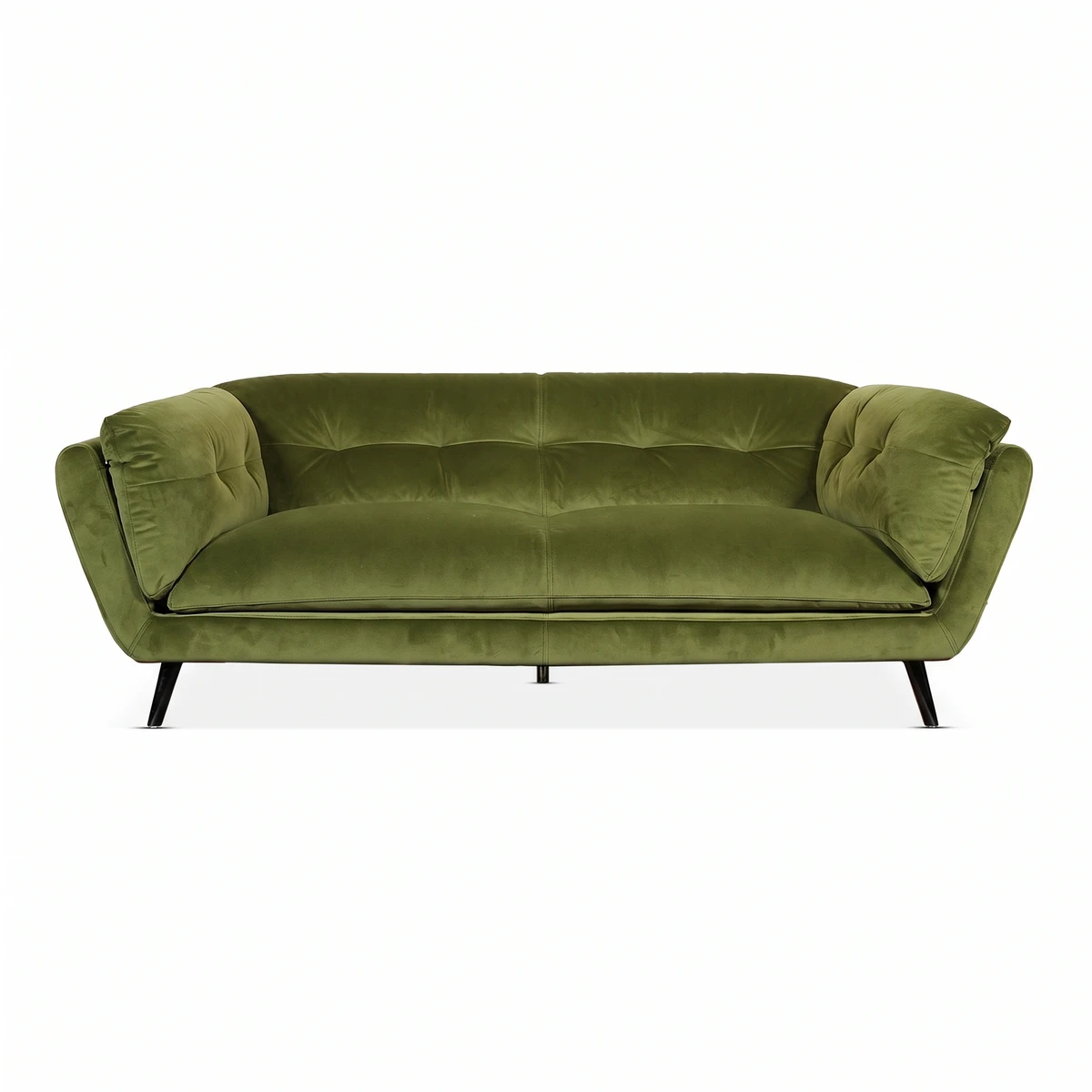 Osvaldo Olive 2.5 Seater Fabric Sofa