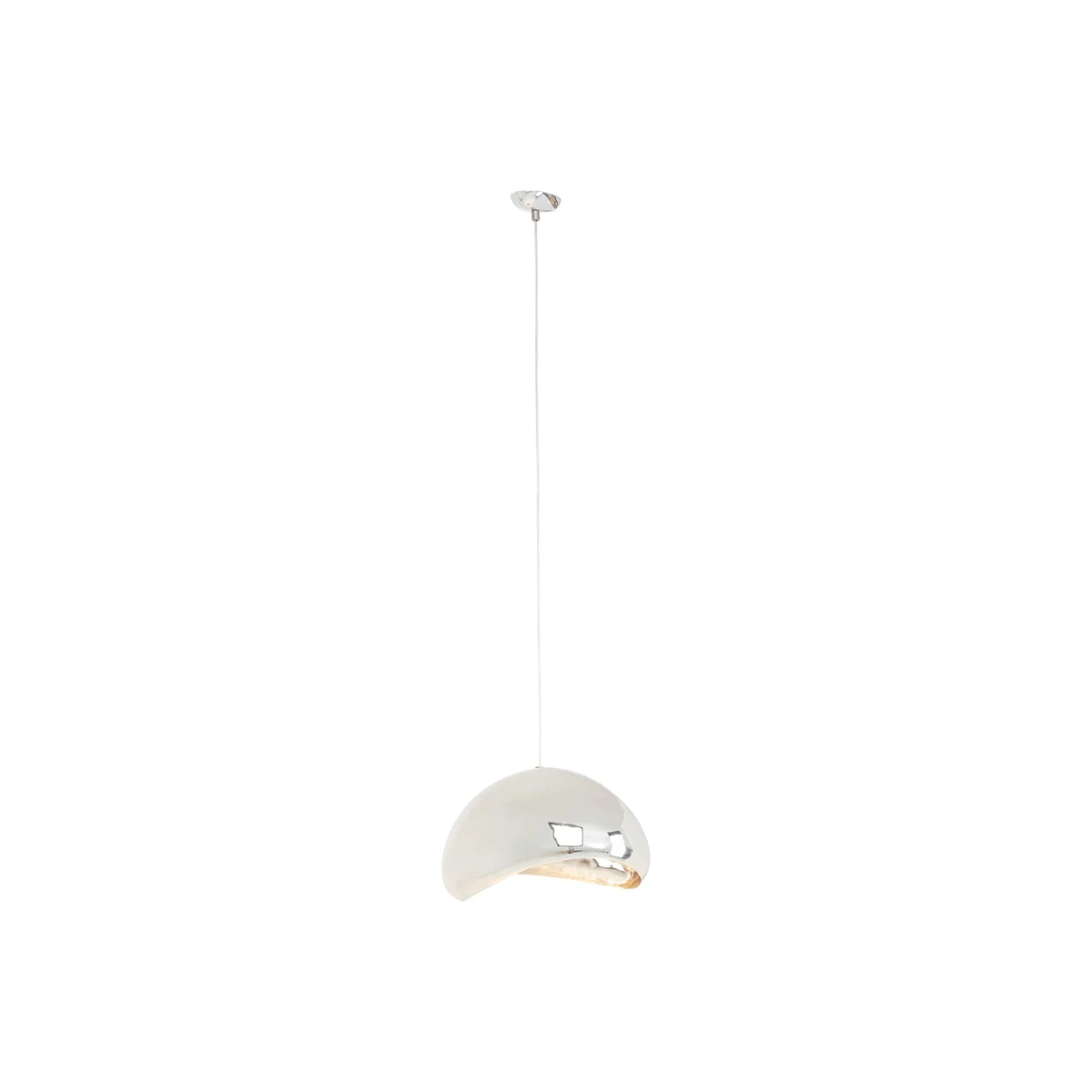Cloud Beam Silver Pendant Lamp - Fiberglas
