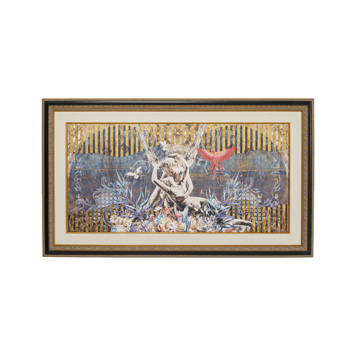 Lovers Framed Picture, 180X106Cm