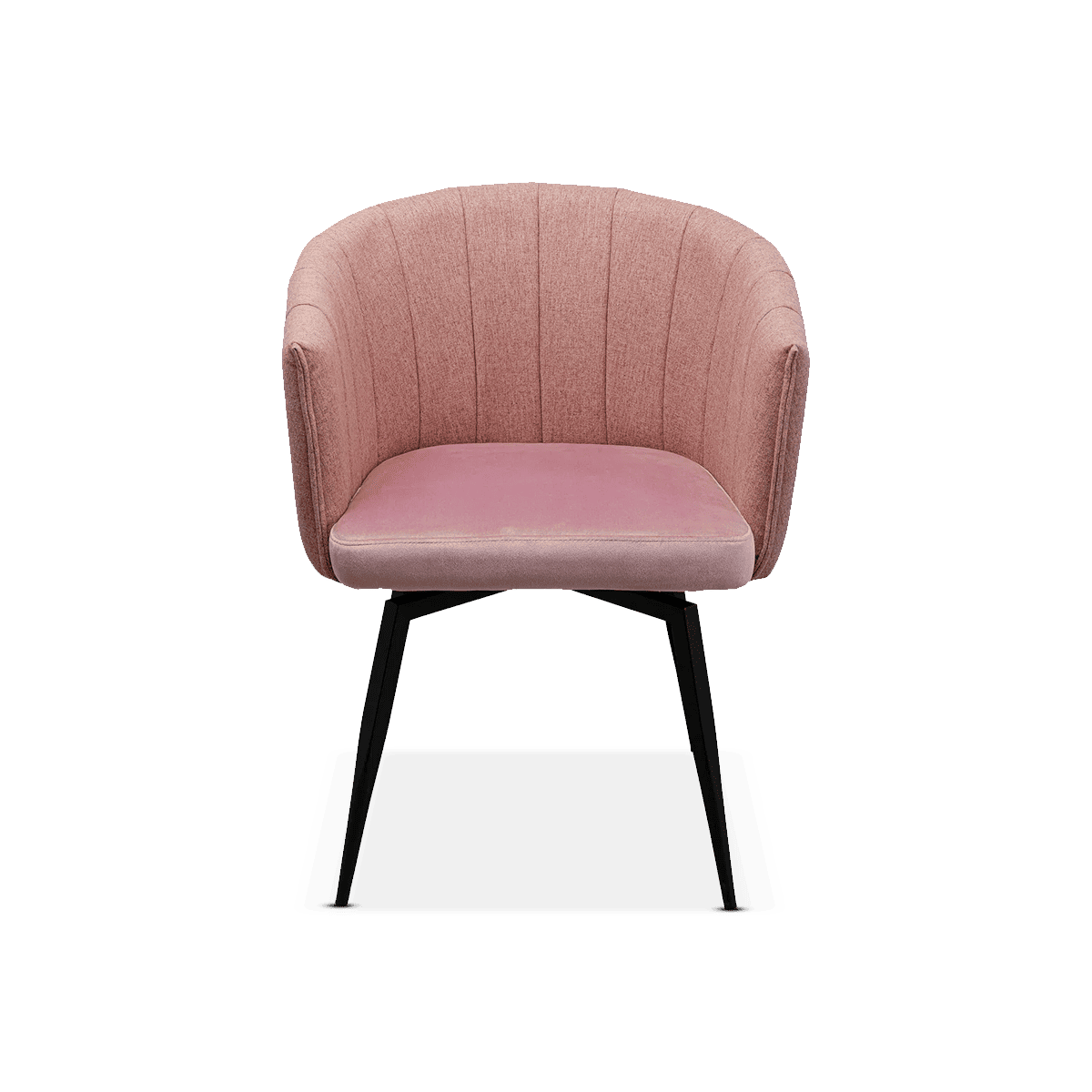 Merida Swivel Chair, Rose