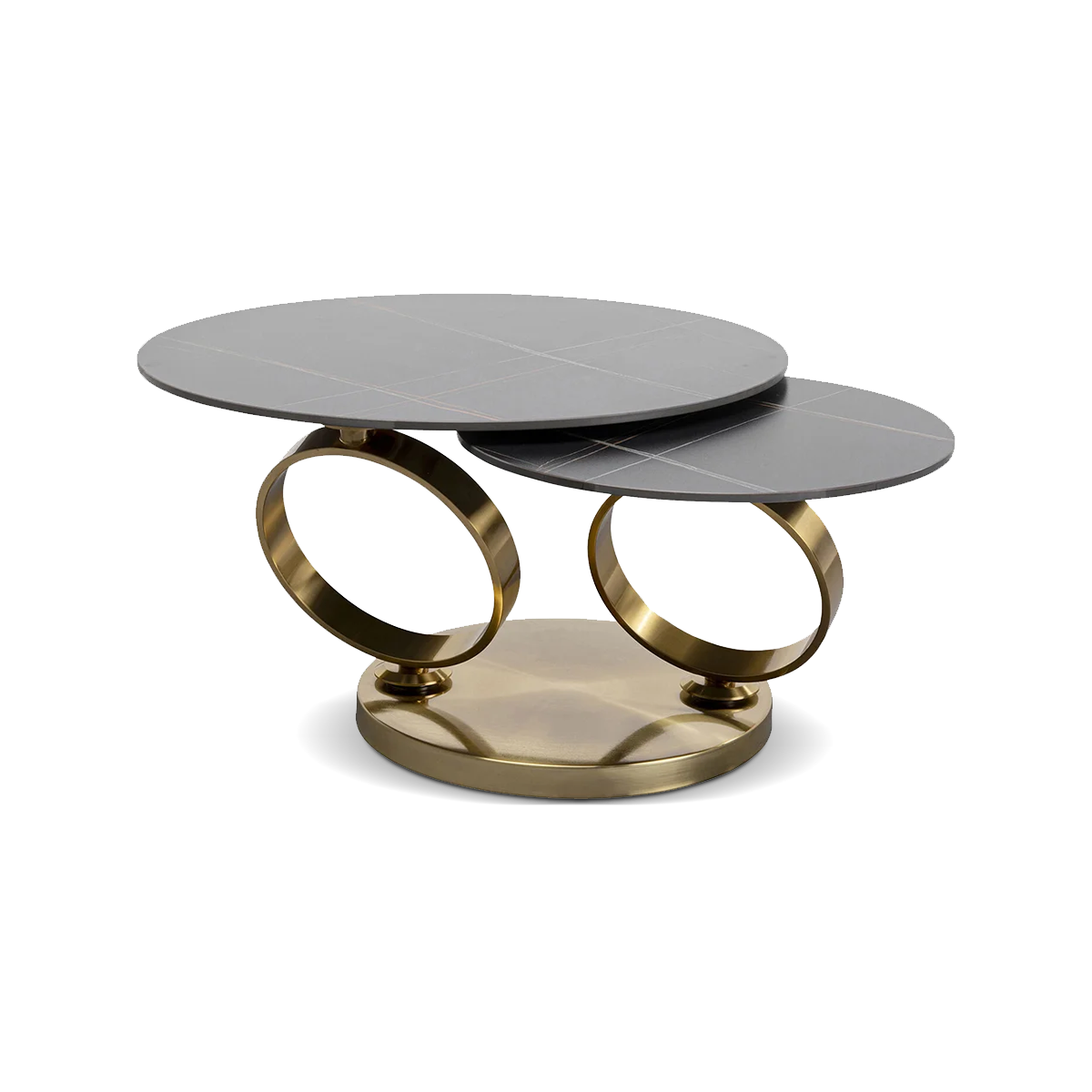 Beverly Coffee Table, Gold, 133X80Cm