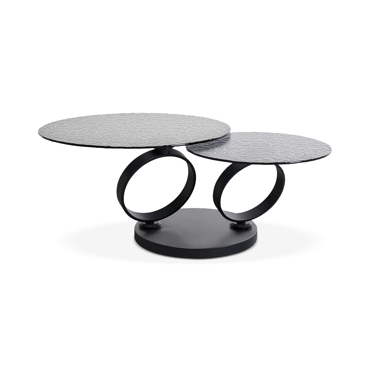 Beverly Bubble Coffee Table, Black, 133X80Cm