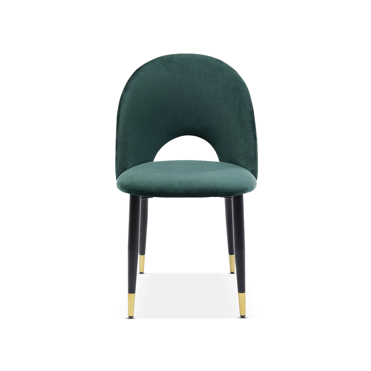Iris Dining Chair, Velvet Green