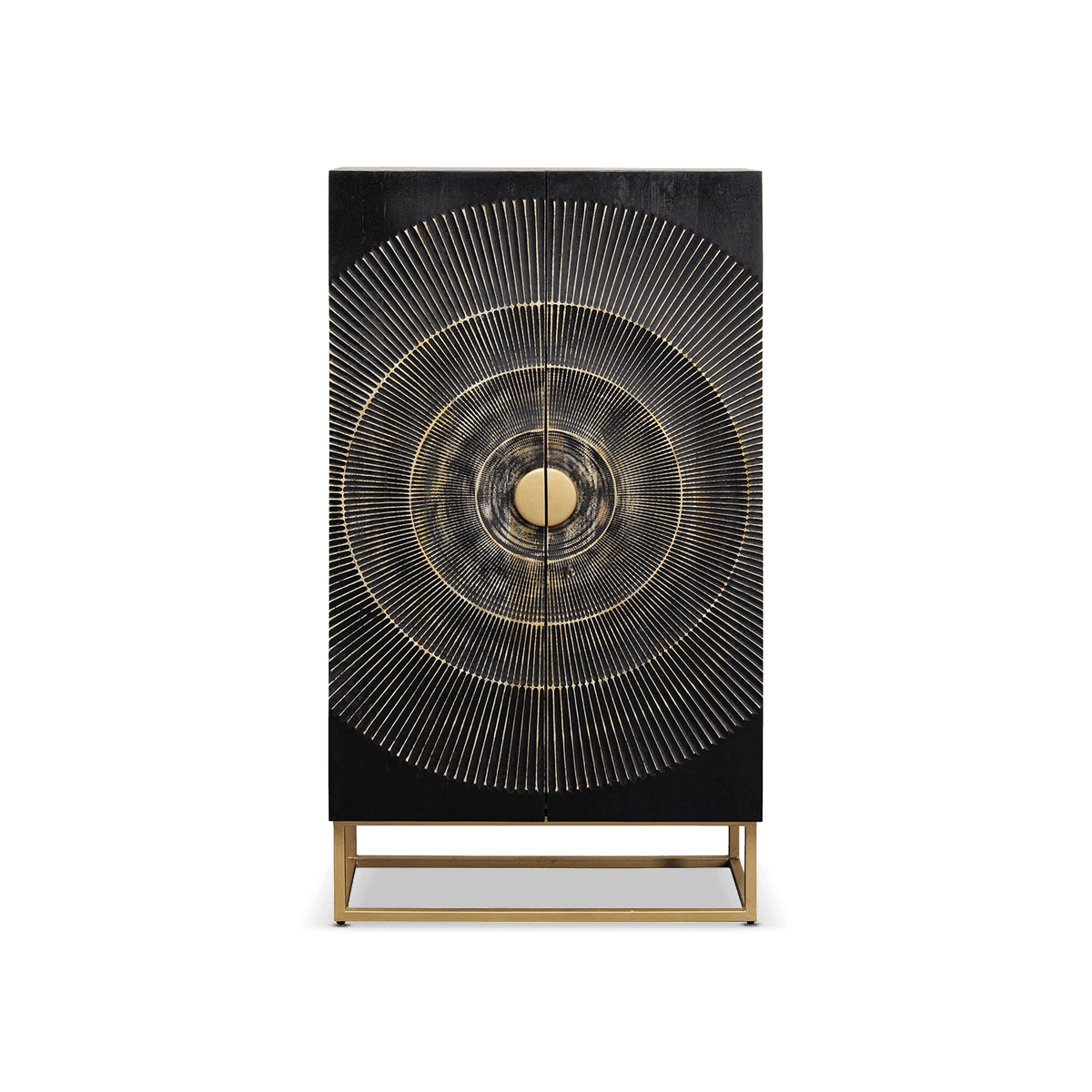Madeira Dark Cabinet, 76X140Cm