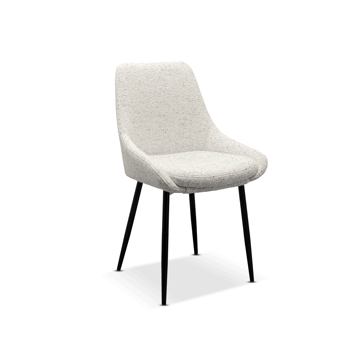 East Side Dining Chair, Melange Cream