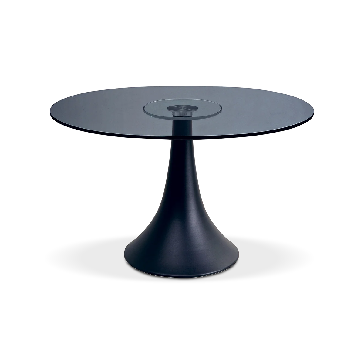 Grande Possibilita Dining Table, Smoke Glass, Ø110cm