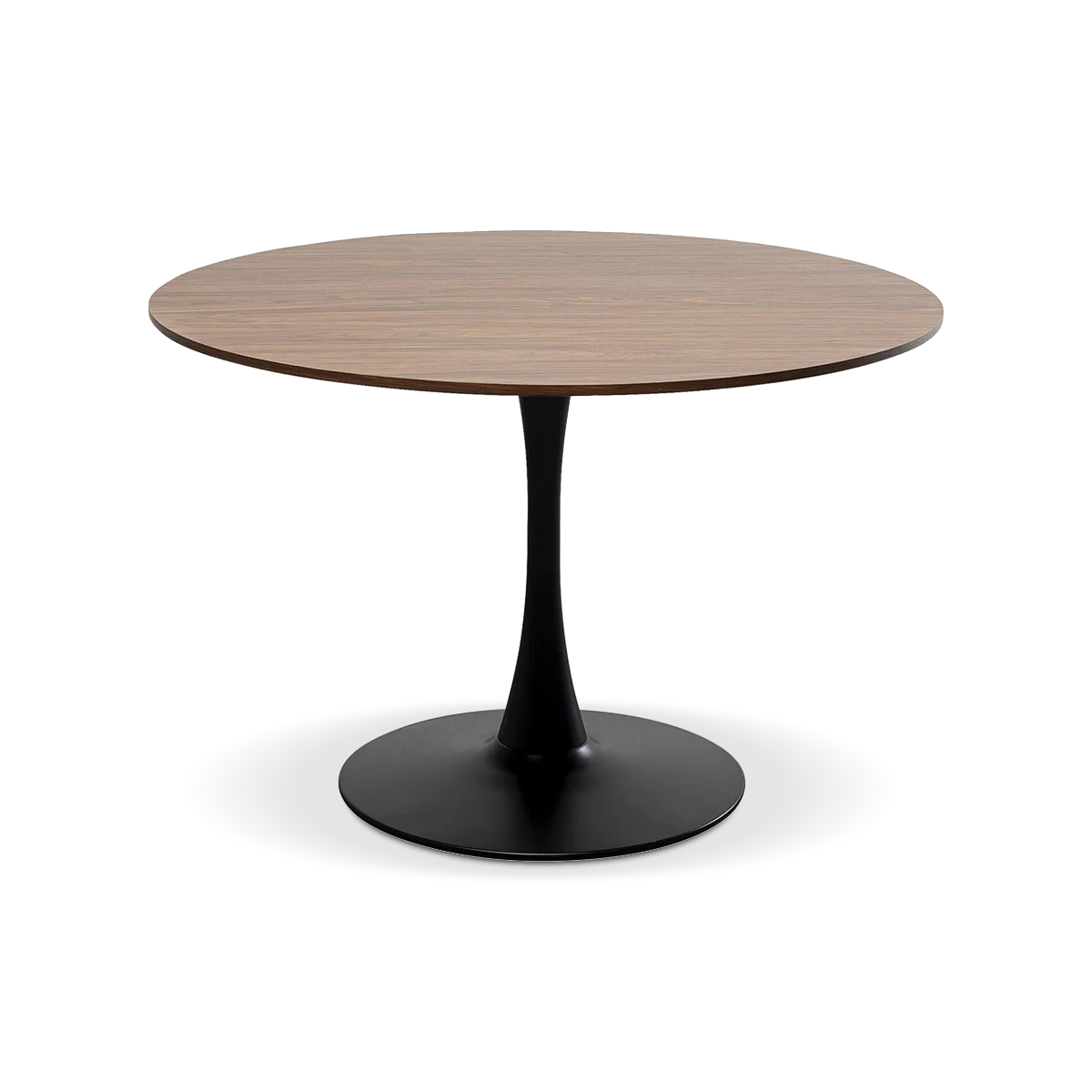 Dining Table Schickeria Walnut Black Ø110CM