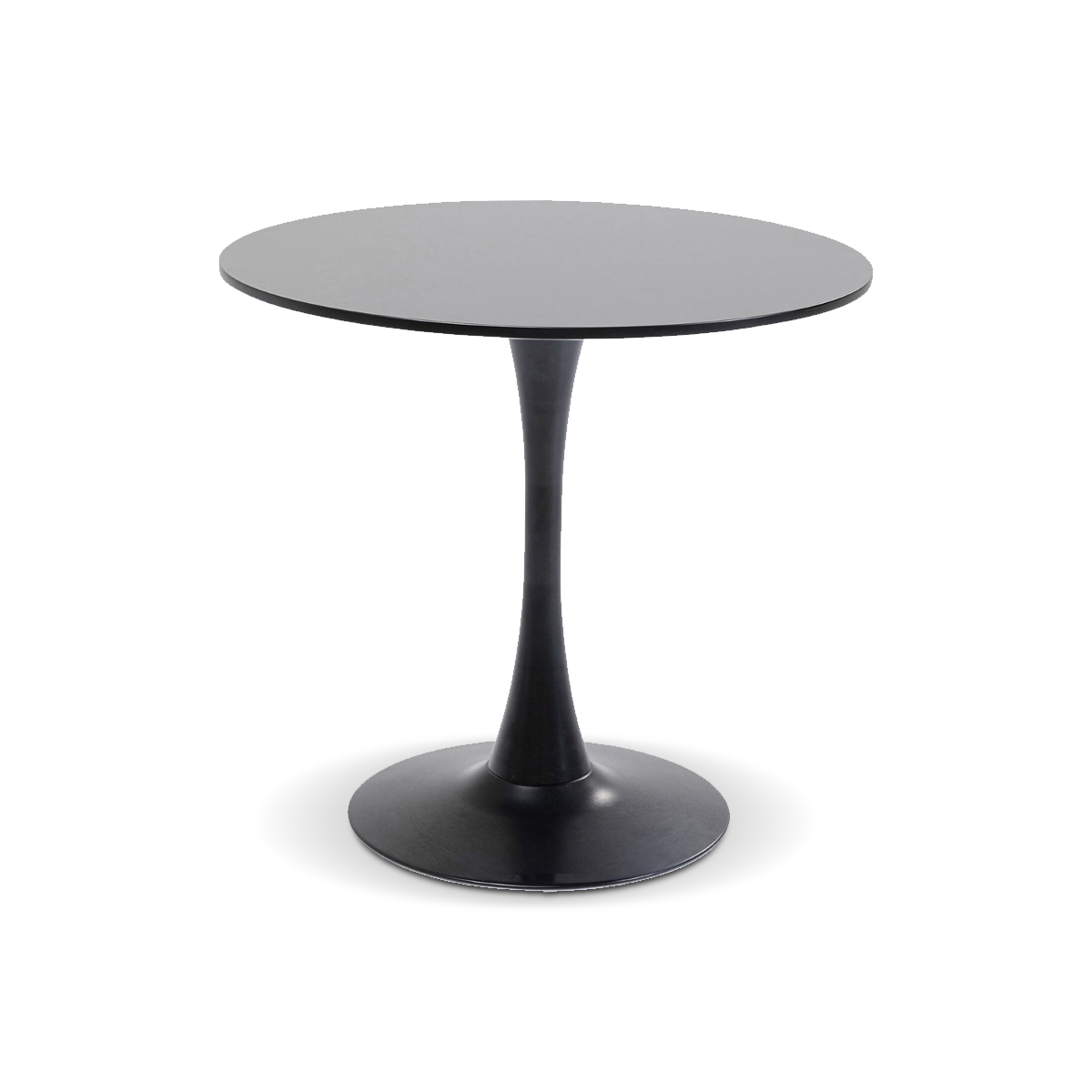Schickeria Dining Table, Black, Ø80