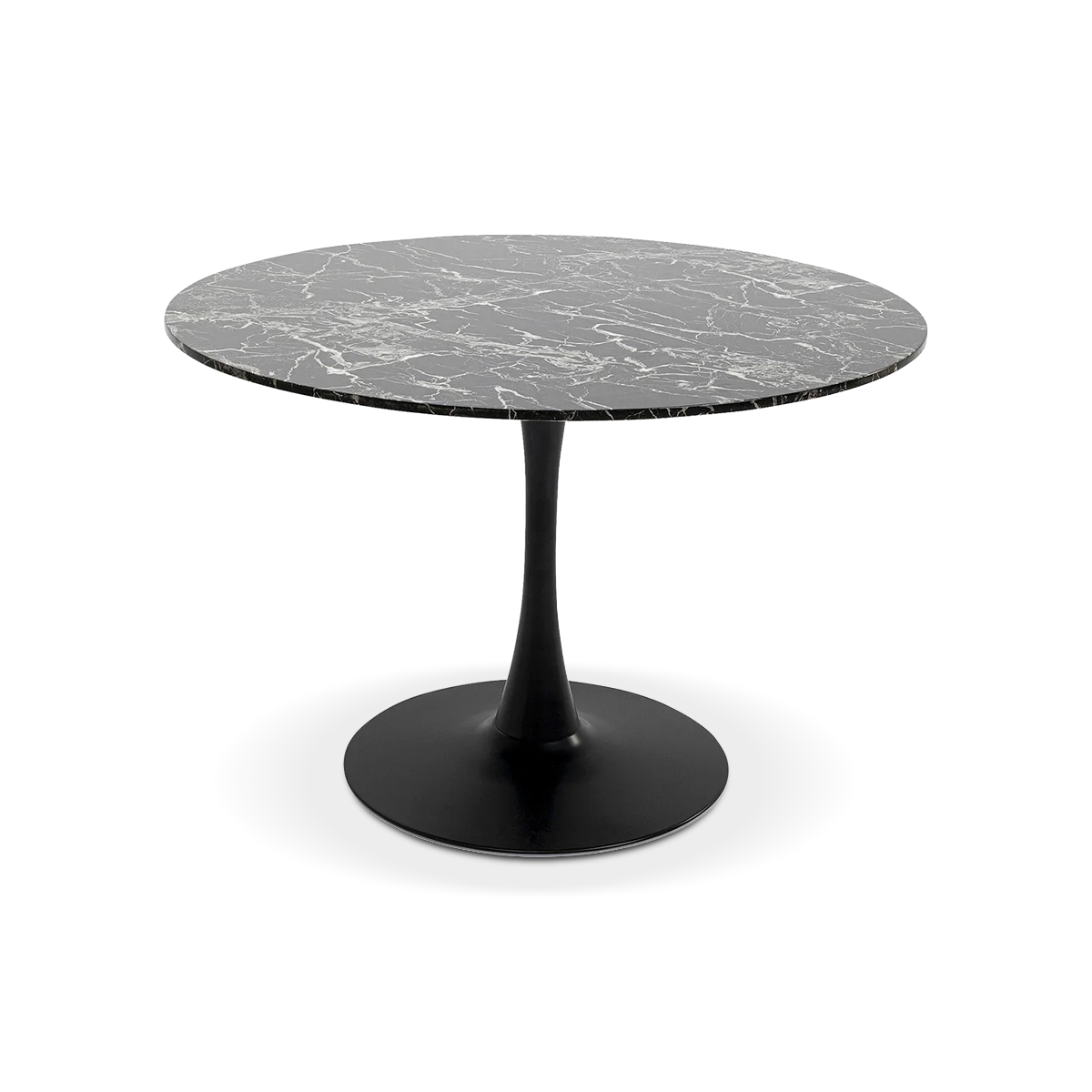 Dining Table Schickeria Marble Black Ø110CM