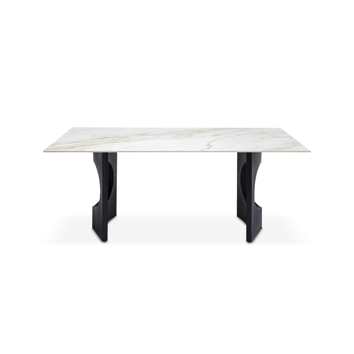 Eternity Dining Table, Oho Black, 180X90Cm