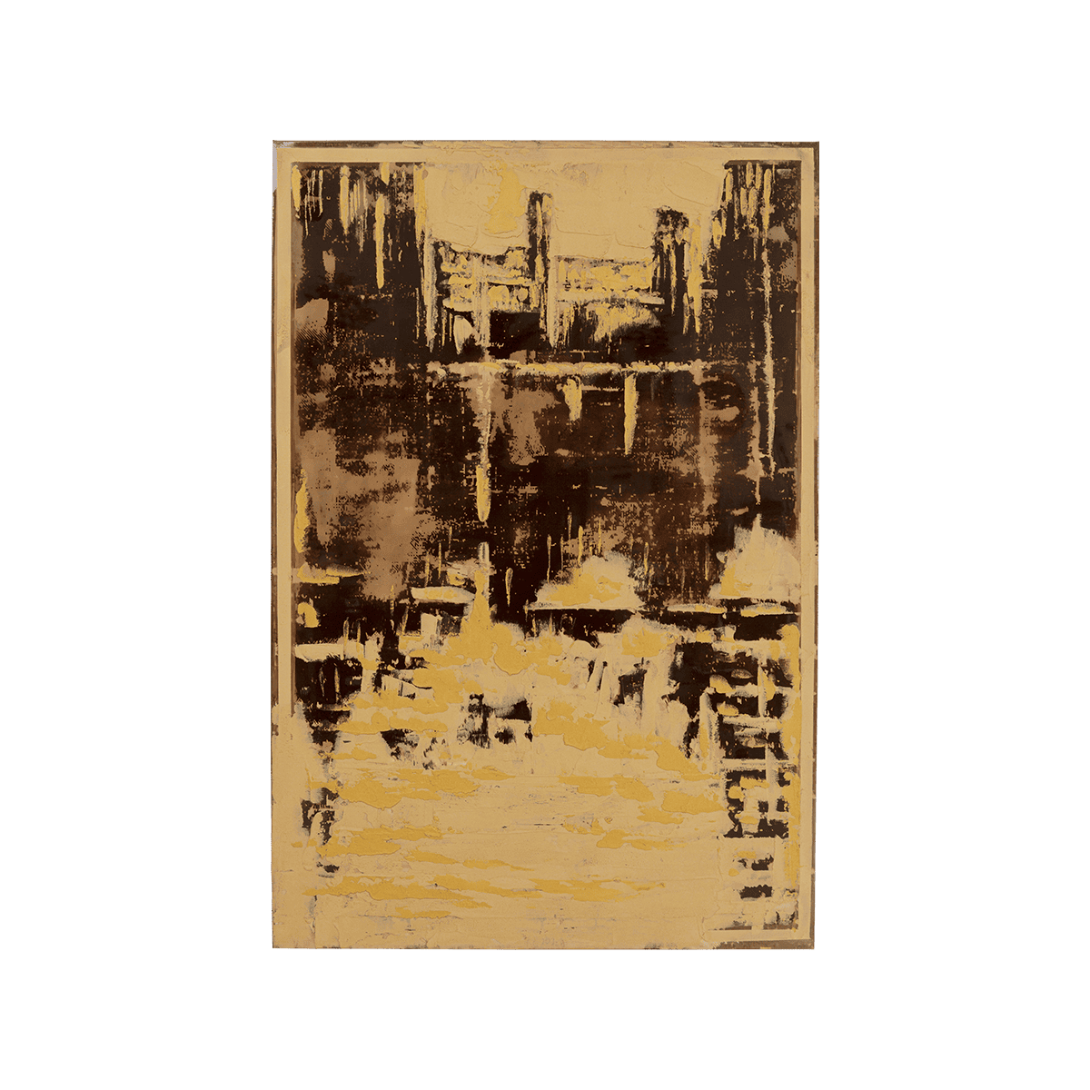 Artistas Framed Picture - Gold
