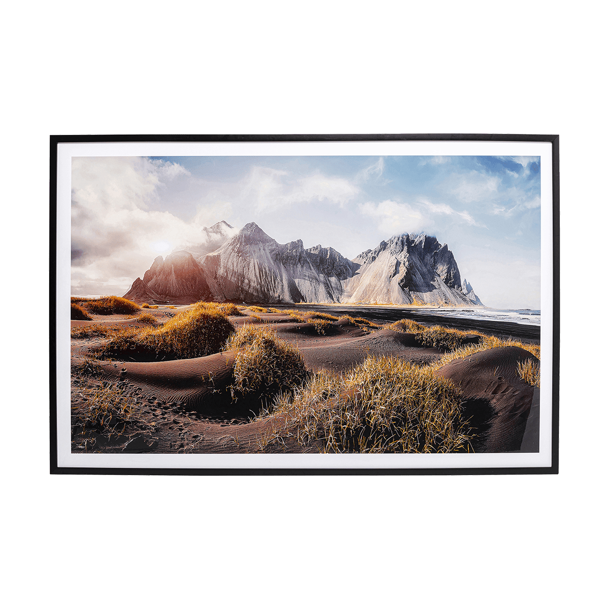 Mountain View Framed Picture - Multicoloured