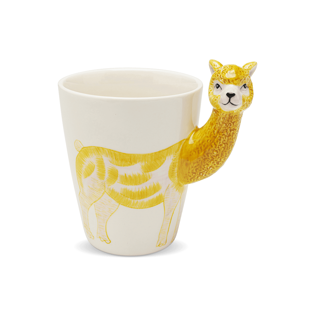 Funny Animal Alpaca Mug - Multicoloured