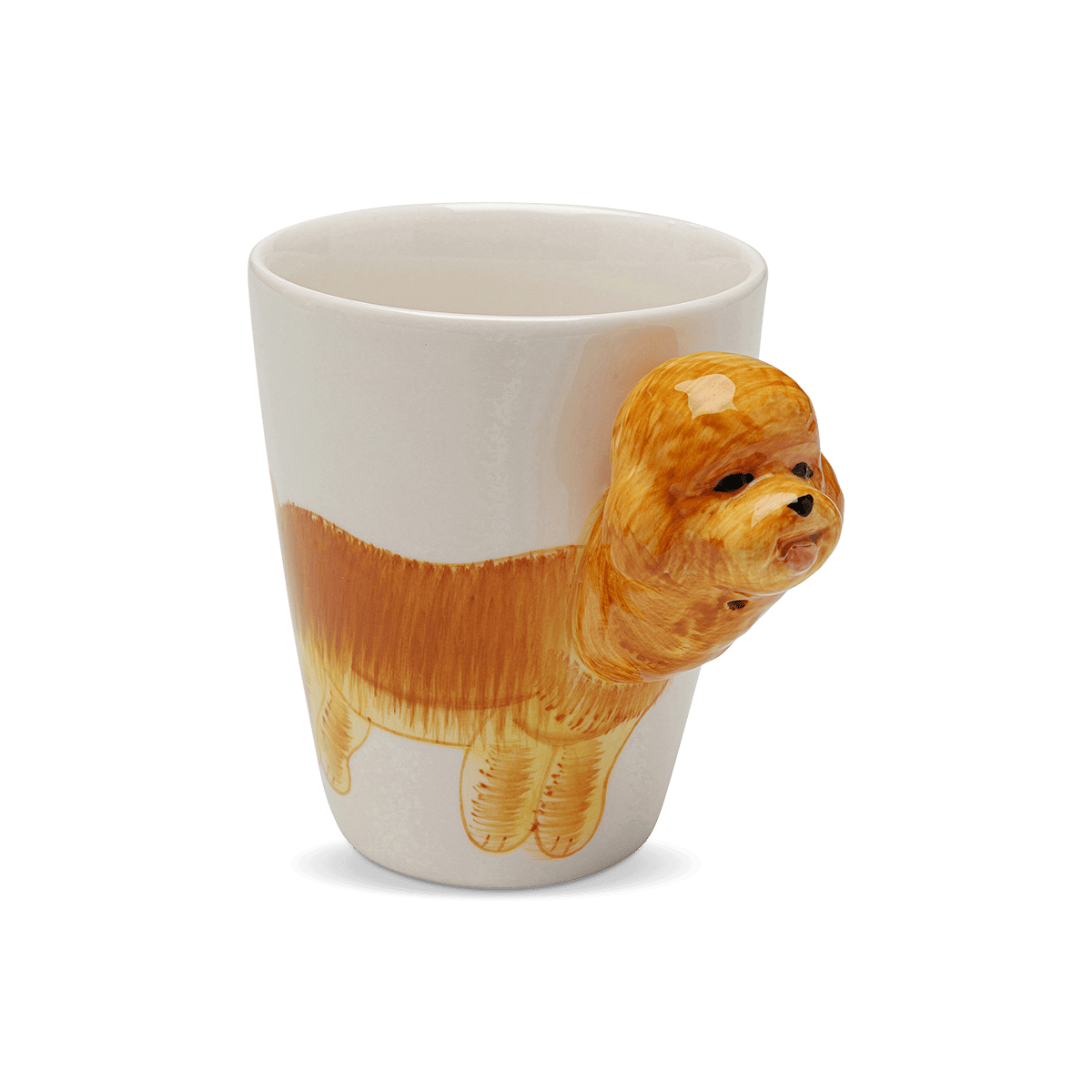 Funny Animal Poodle Mug - Multicoloured