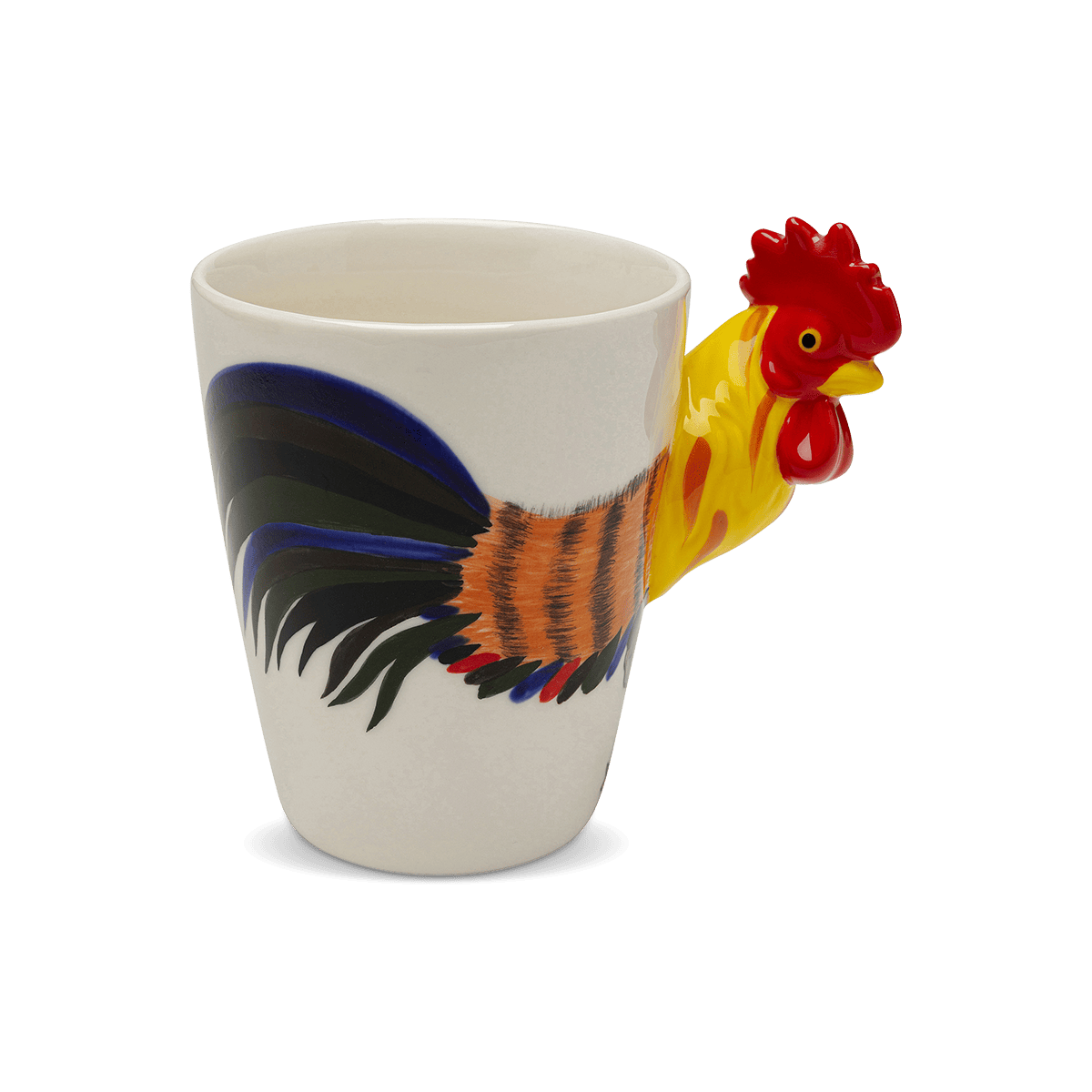Funny Animal Rooster Mug - Multicoloured