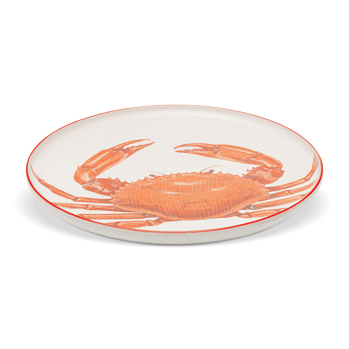 Crabes Plate - Red