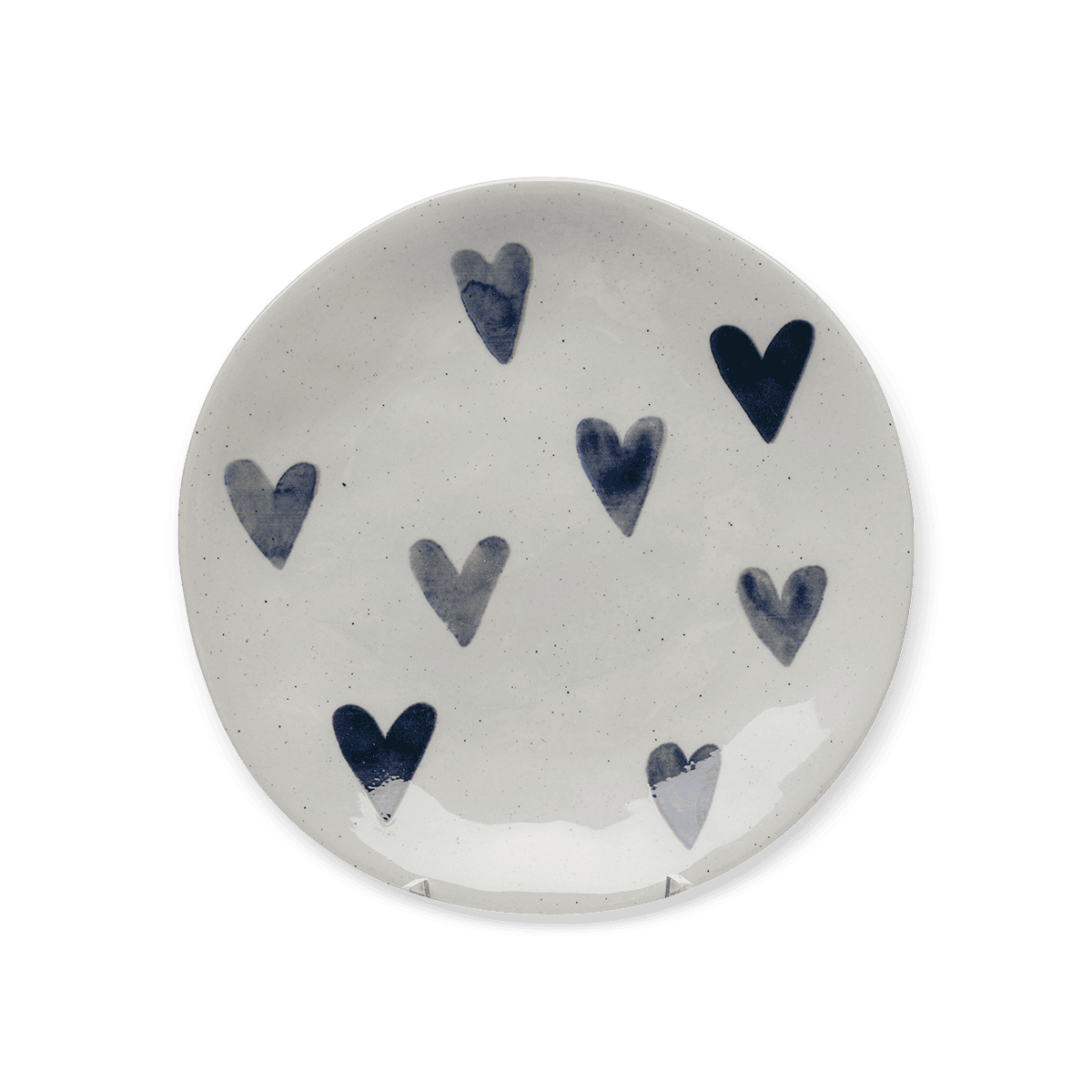 Cuori Plate Small - Blue