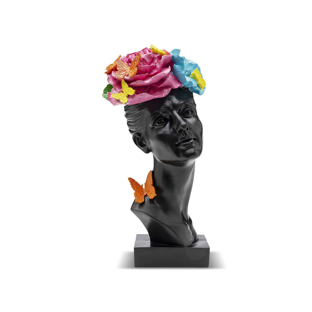 Butterfly Lady Deco Figurine - Multicoloured