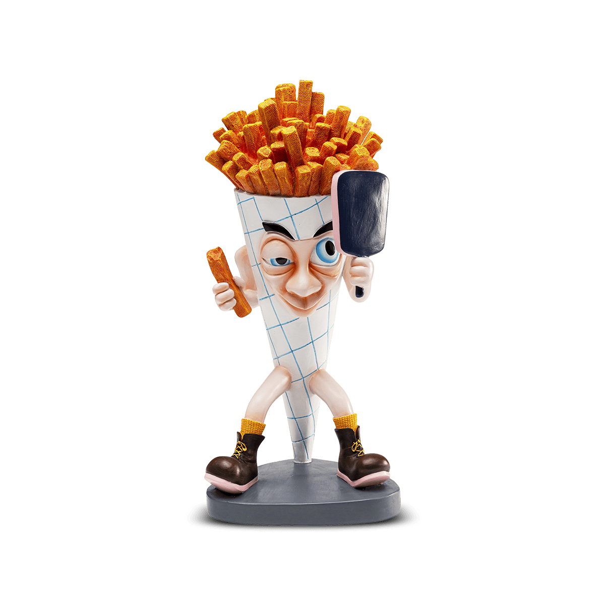 French Fries Deco Figurine - Multicoloured
