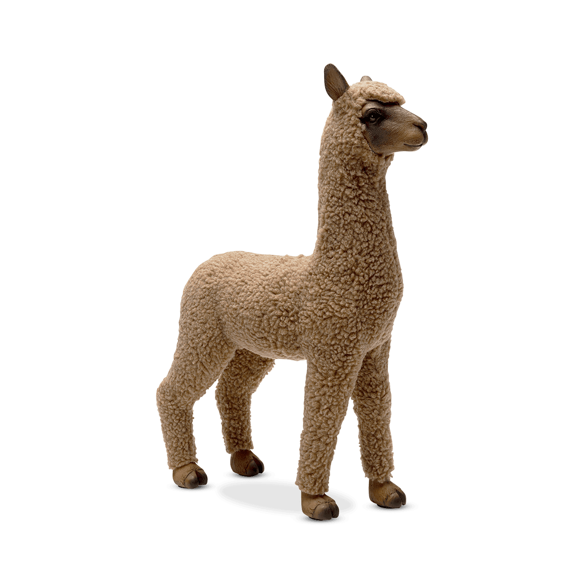 Happy Alpaca Deco Figurine - Brown