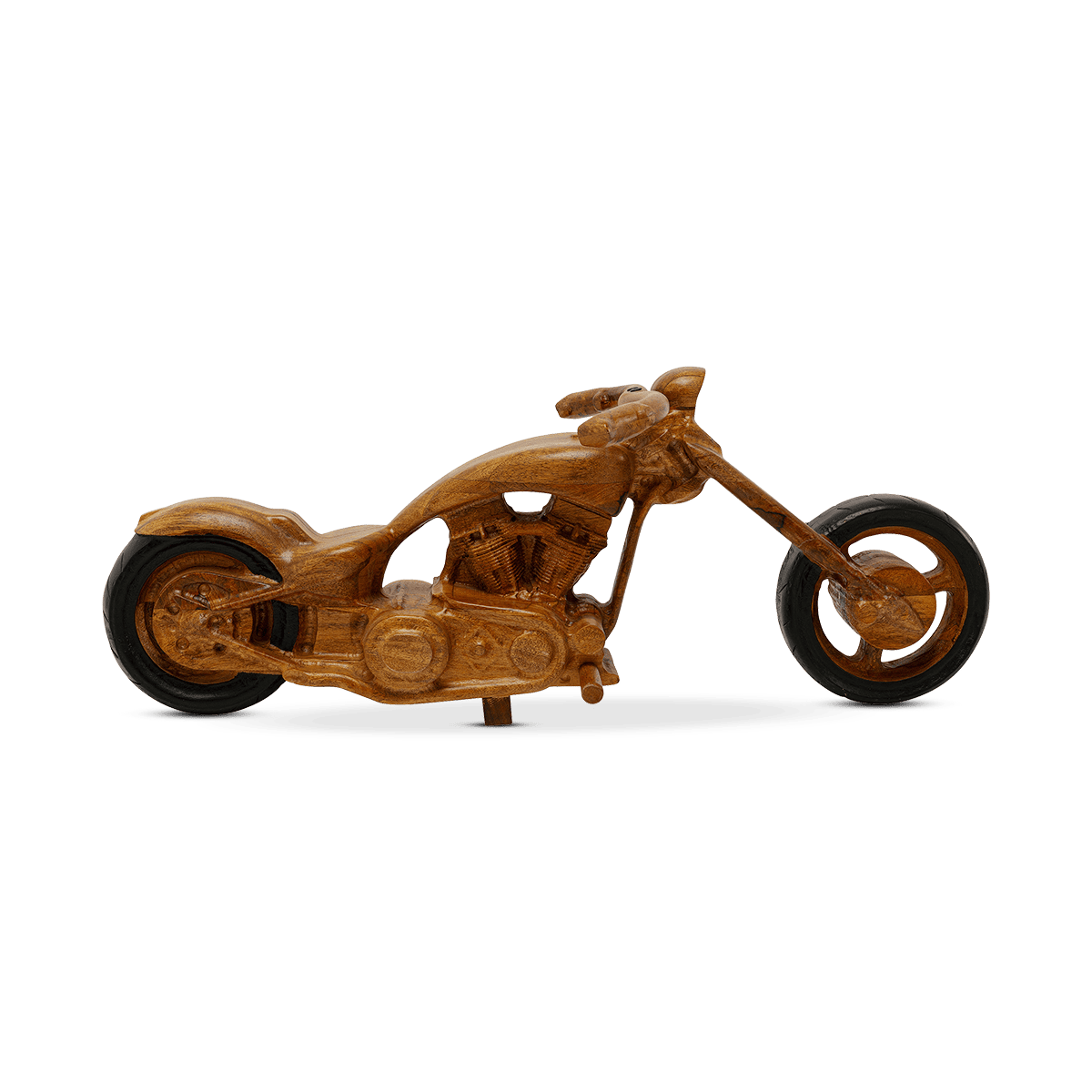 Motor Bike Wild Deco Object - Brown