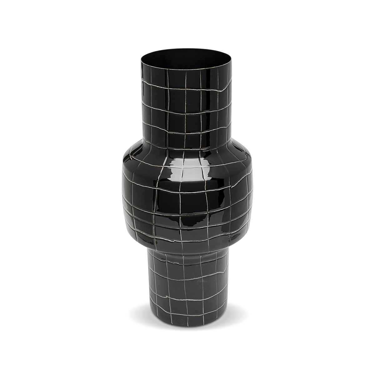 Black Mesh Vase - Black