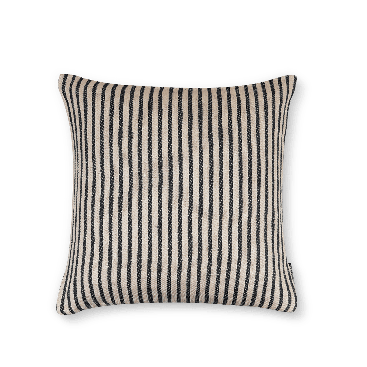 Black Trail Square Cushion (Medium) - Black