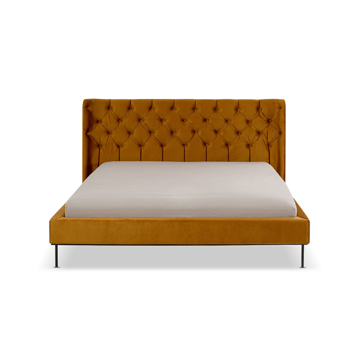 Audrey King Bed - Gold