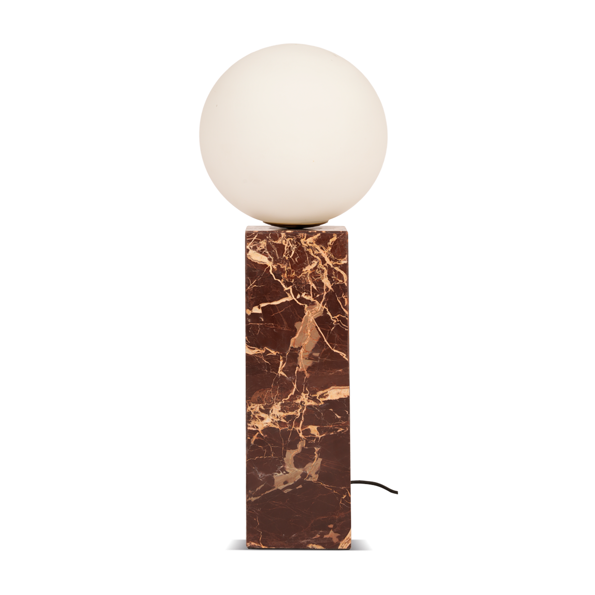 Qube Table Lamp - Cherry