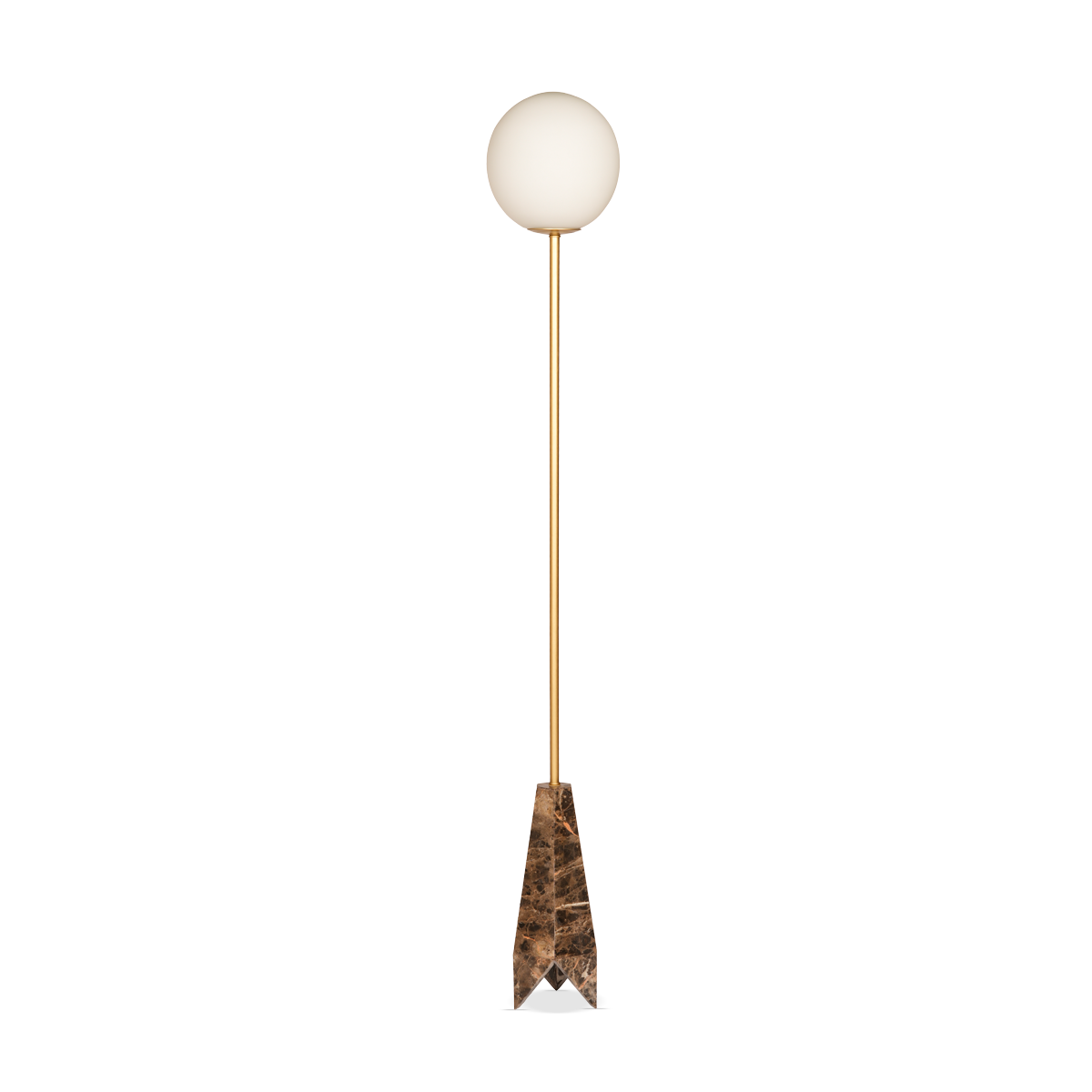 Oxy Floor Lamp with Glass - Dark Emperador