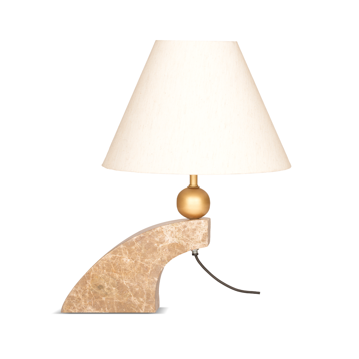 Alcove Tall Table Lamp - Light Emperador