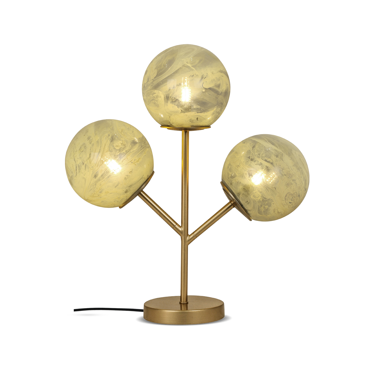 Hestia Table Lamp (3 Branch) - Gold