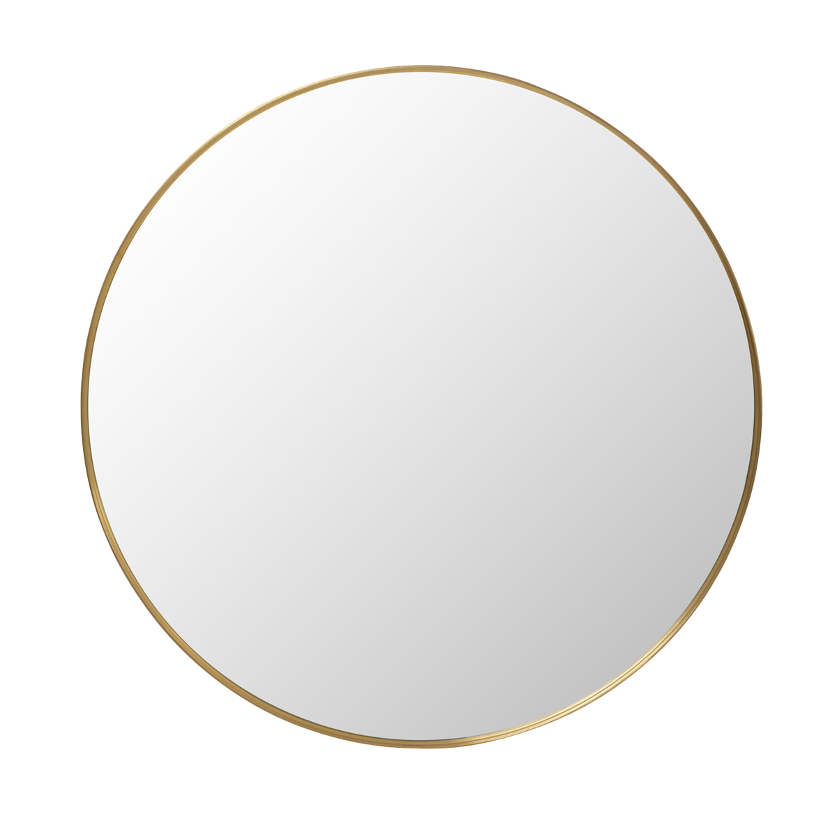 Simply Brass Wall Mirror (Round) - Brass