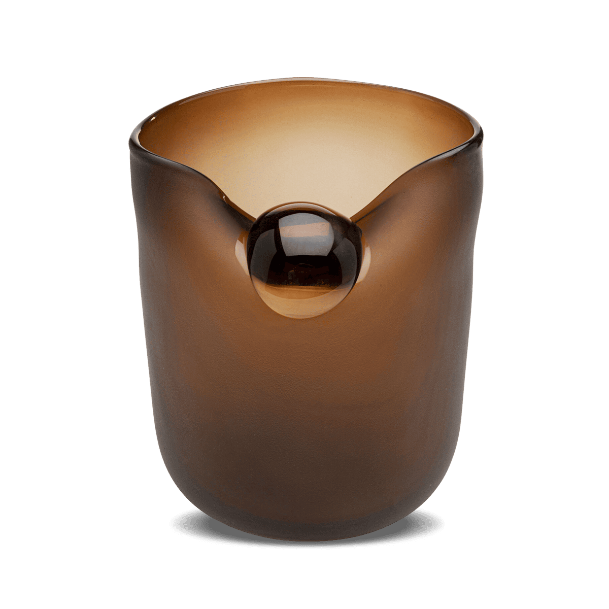 Buckle Vase - Brown