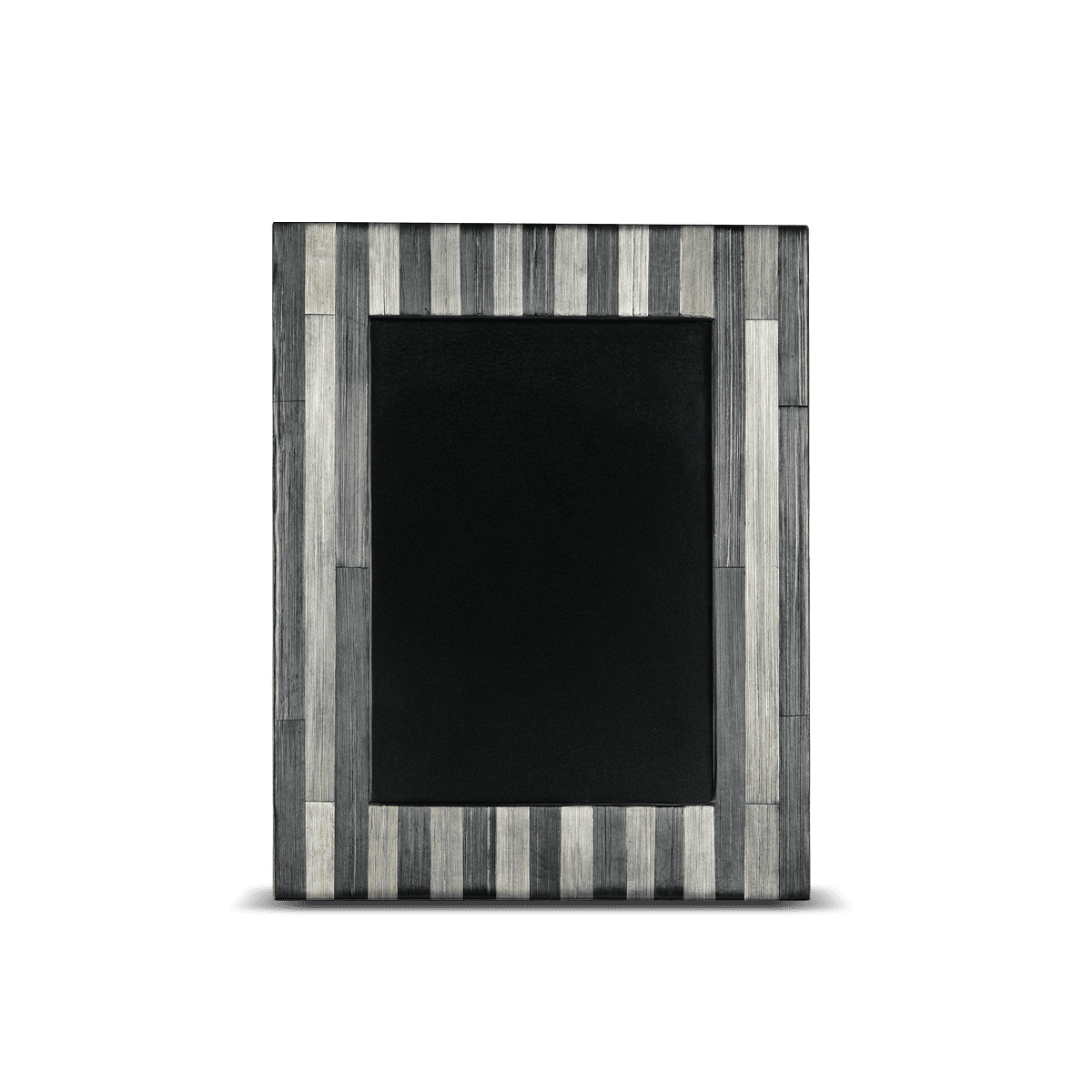 Straw Photo Frame - Silver
