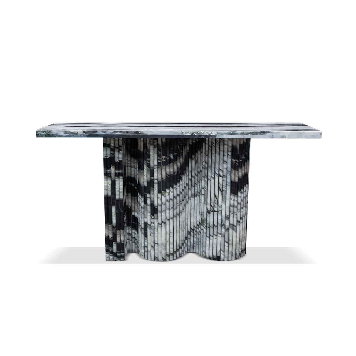 Berlin Marble Console Table - Panda Marble