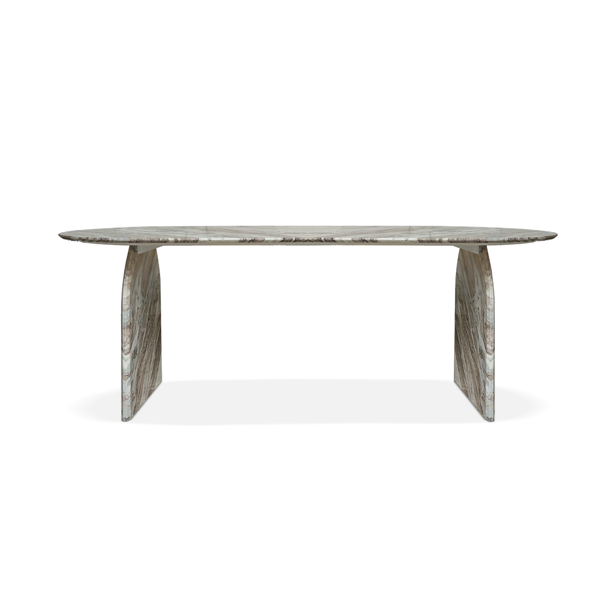 Kyoto Marble Dining Table - Toronto Brown
